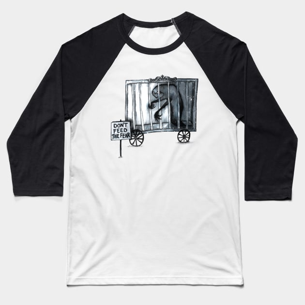The Fear Baseball T-Shirt by MidnightCoffee